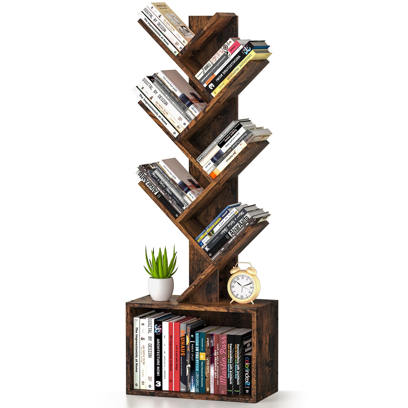 木製本棚 6段 book shelf | ヤマダウェブコム